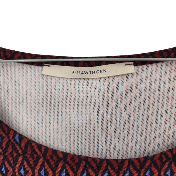 41 HAWTHORN Dress Womens Size Large L Geometric Print - Picture 2 of 4